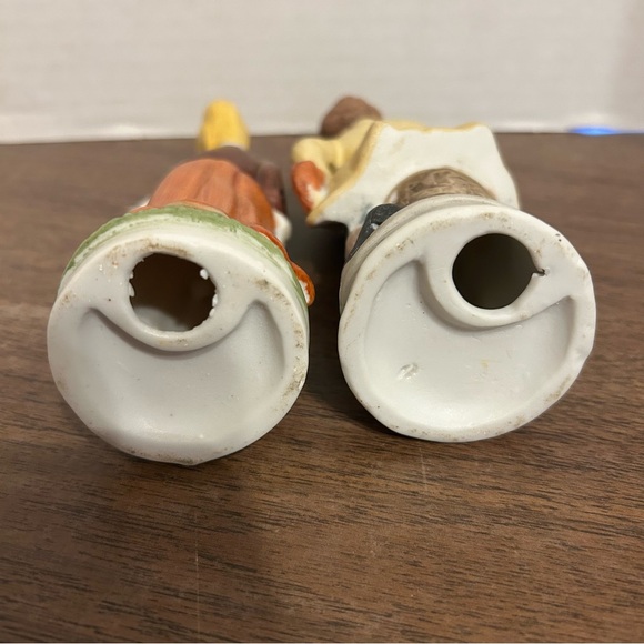 Vintage Lot Of 2 Porcelain Figurines Pair Victorian Colonial Couple Man & Woman - Picture 6 of 7